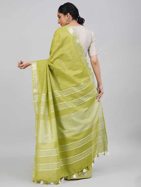Light_Green_Bhagalpuri_Cotton_Linen_Saree_For_Women