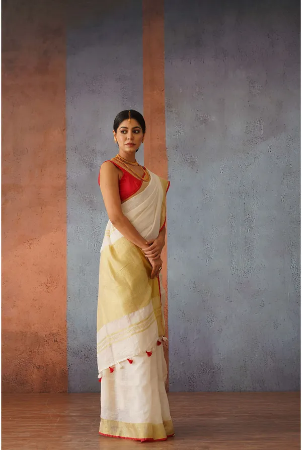 Off-White_Bhagalpuri_Cotton_Linen_Saree_For_Women