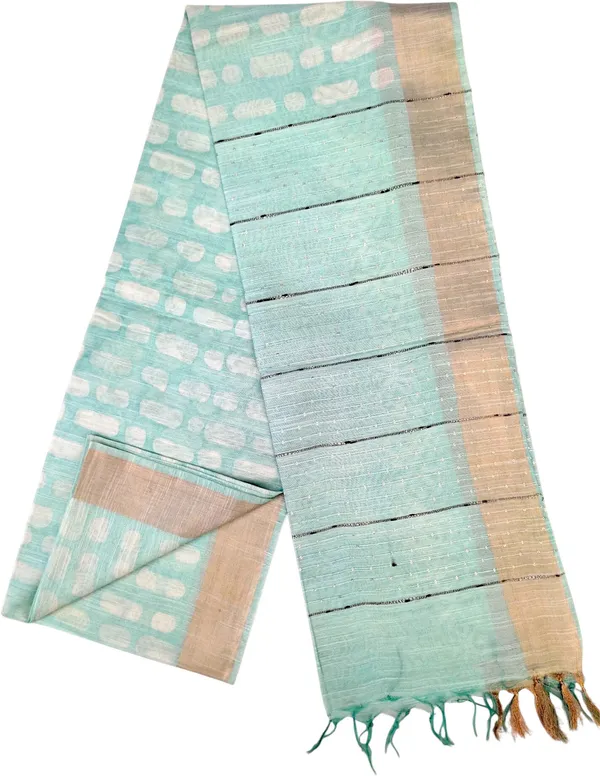 Blue_Hand_Batik_Cotton_Silk_Saree_For_Women