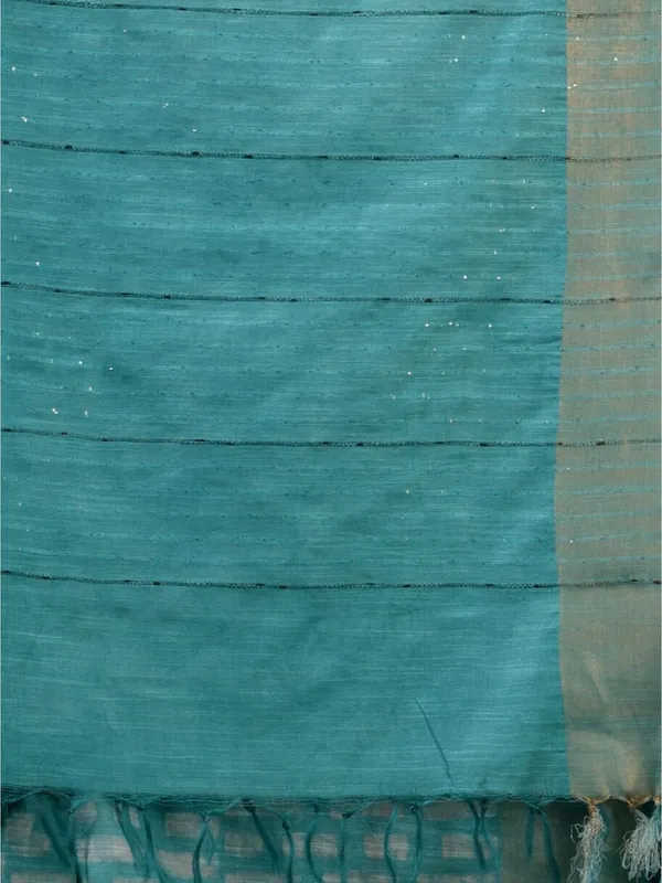 Blue_Hand_Batik_Silk_Blend_Saree_For_Women