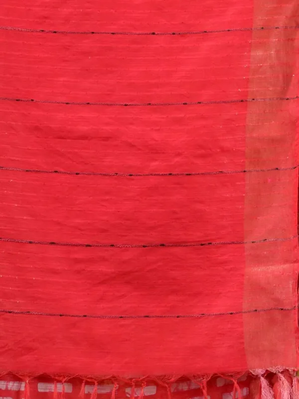 Red_Hand_Batik_Silk_Blend_Saree_For_Women