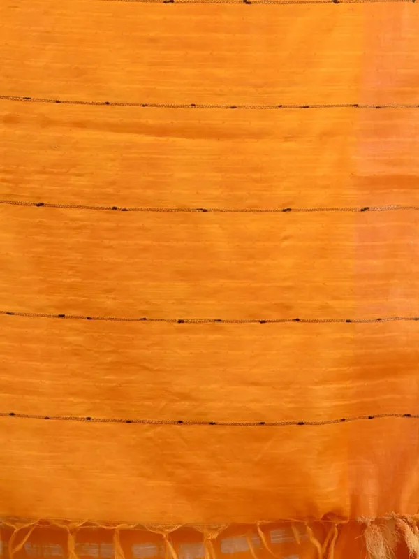 Yellow_Hand_Batik_Silk_Blend_Saree_For_Women