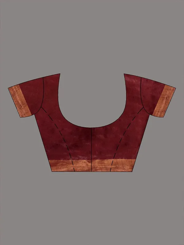 Maroon_Hand_Batik_Silk_Blend_Saree_For_Women