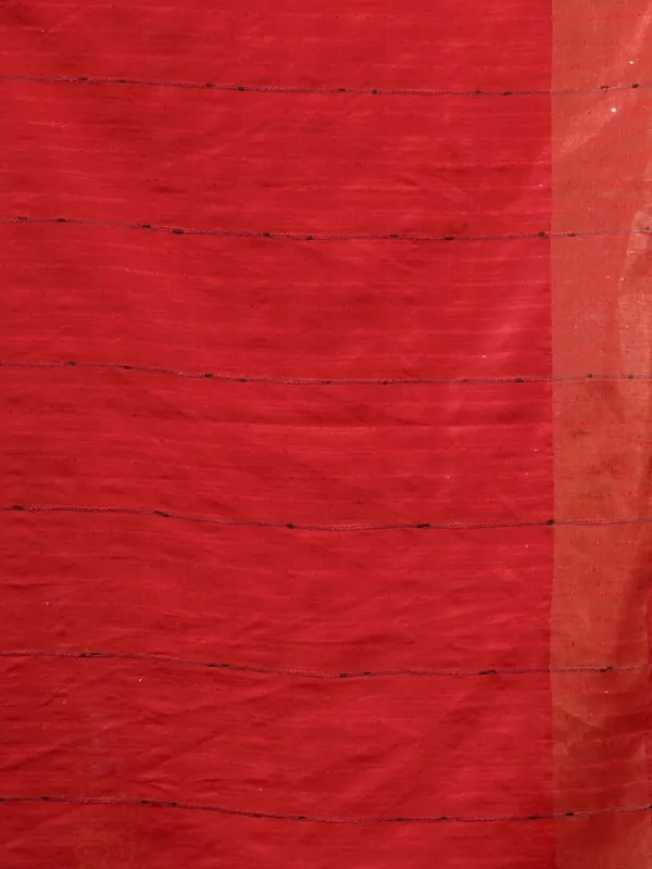 Red_Hand_Batik_Silk_Blend_Saree_For_Women