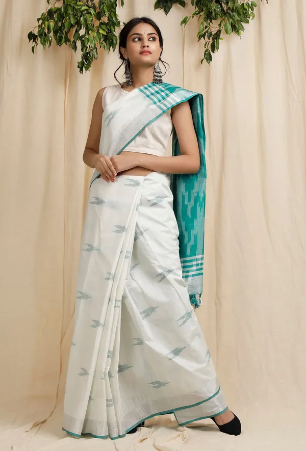 Multicolor_Bhagalpuri_Cotton_Blend_Saree_For_Women