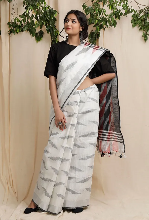 Multicolor_Bhagalpuri_Cotton_Blend_Saree_For_Women