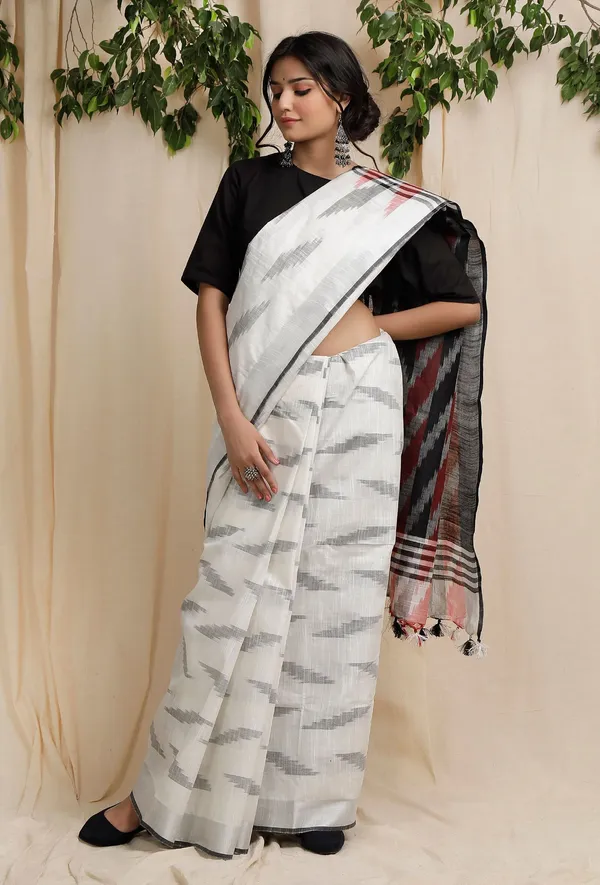 Multicolor_Bhagalpuri_Cotton_Blend_Saree_For_Women