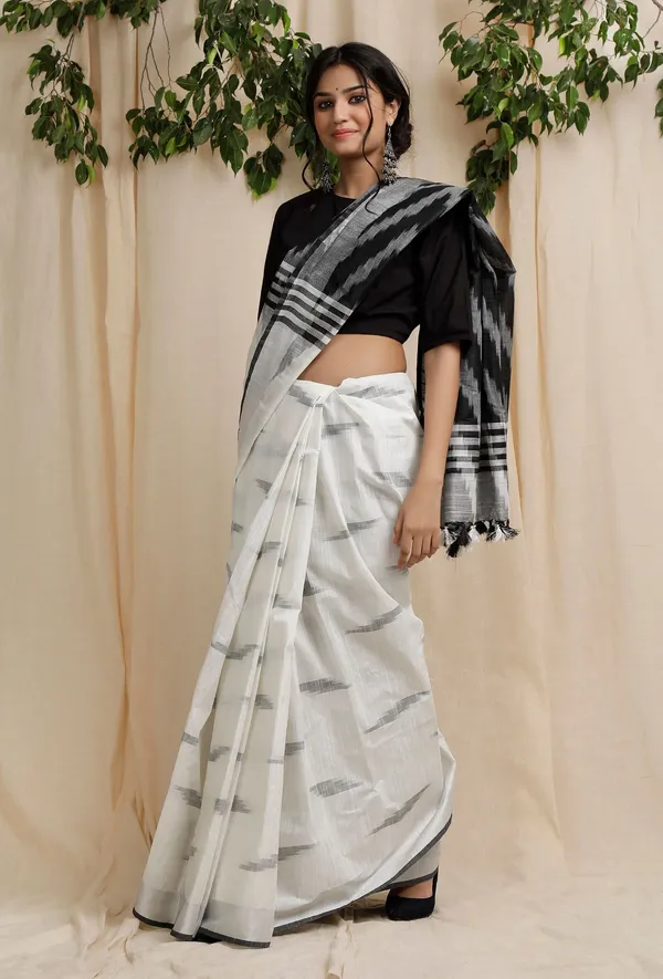 Multicolor_Bhagalpuri_Cotton_Blend_Saree_For_Women