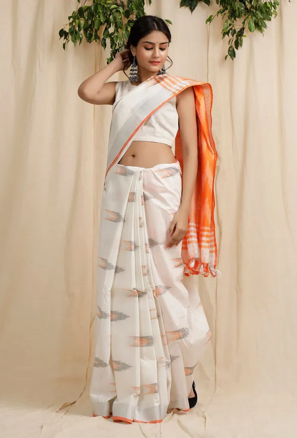 Multicolor_Bhagalpuri_Cotton_Blend_Saree_For_Women