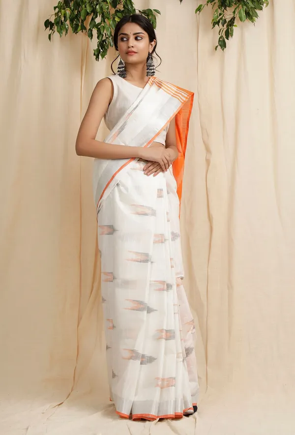 Multicolor_Bhagalpuri_Cotton_Blend_Saree_For_Women