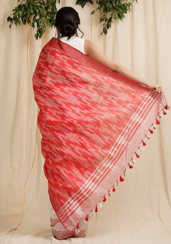 Multicolor_Bhagalpuri_Cotton_Blend_Saree_For_Women