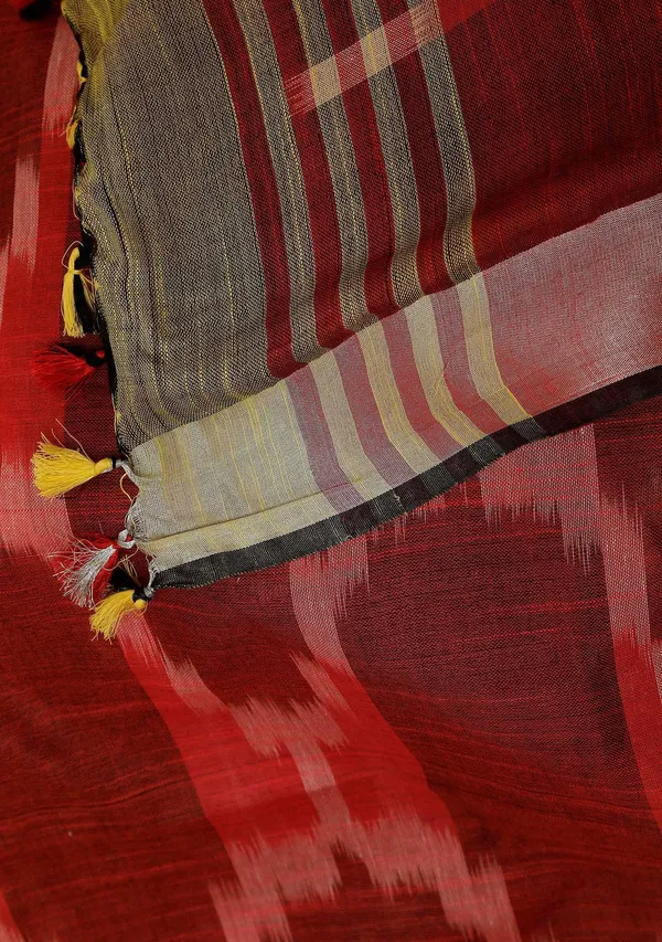 Multicolor_Bhagalpuri_Cotton_Blend_Saree_For_Women