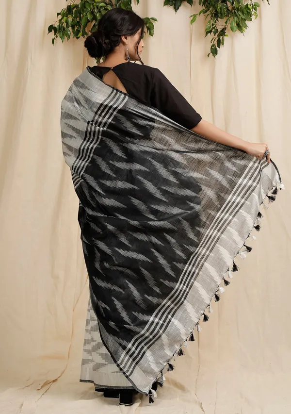 Multicolor_Bhagalpuri_Cotton_Blend_Saree_For_Women