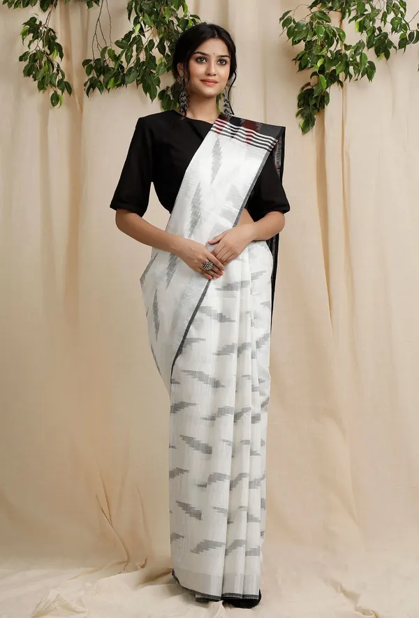 Multicolor_Bhagalpuri_Cotton_Blend_Saree_For_Women