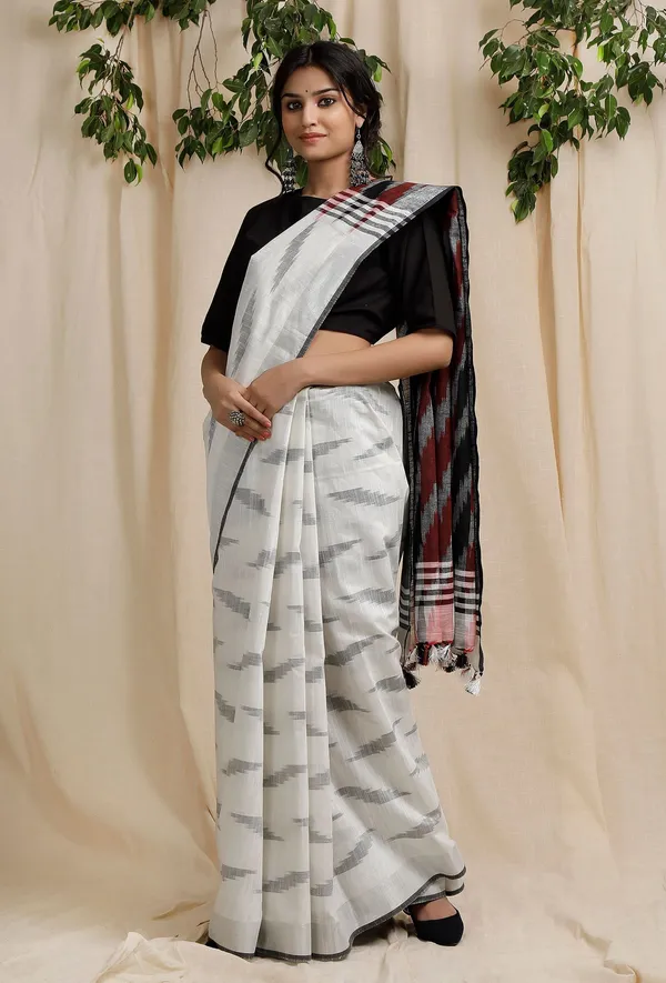 Multicolor_Bhagalpuri_Cotton_Blend_Saree_For_Women