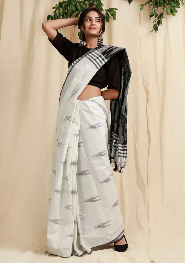 Multicolor_Bhagalpuri_Cotton_Blend_Saree_For_Women