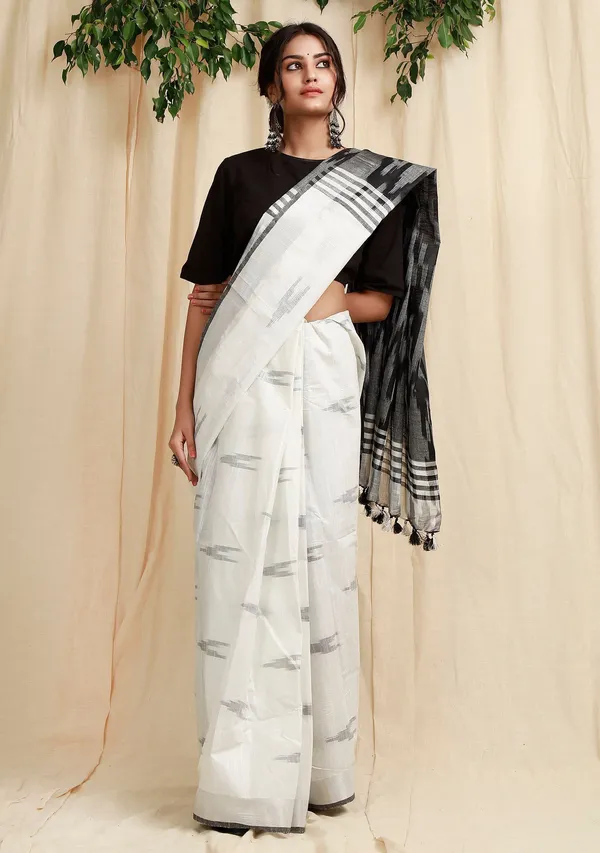Multicolor_Bhagalpuri_Cotton_Blend_Saree_For_Women