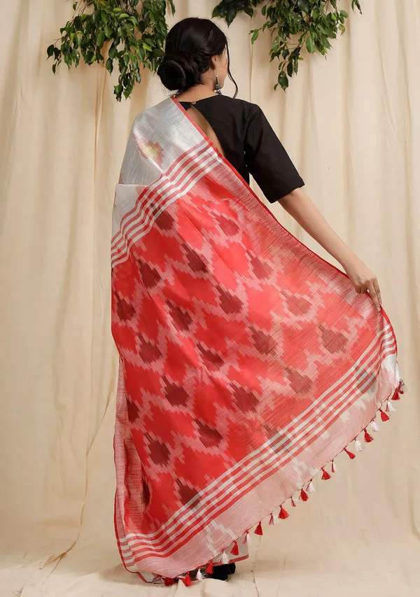 Multicolor_Bhagalpuri_Cotton_Blend_Saree_For_Women