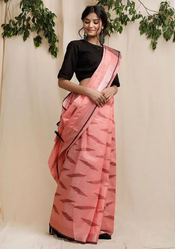 Multicolor_Bhagalpuri_Cotton_Blend_Saree_For_Women