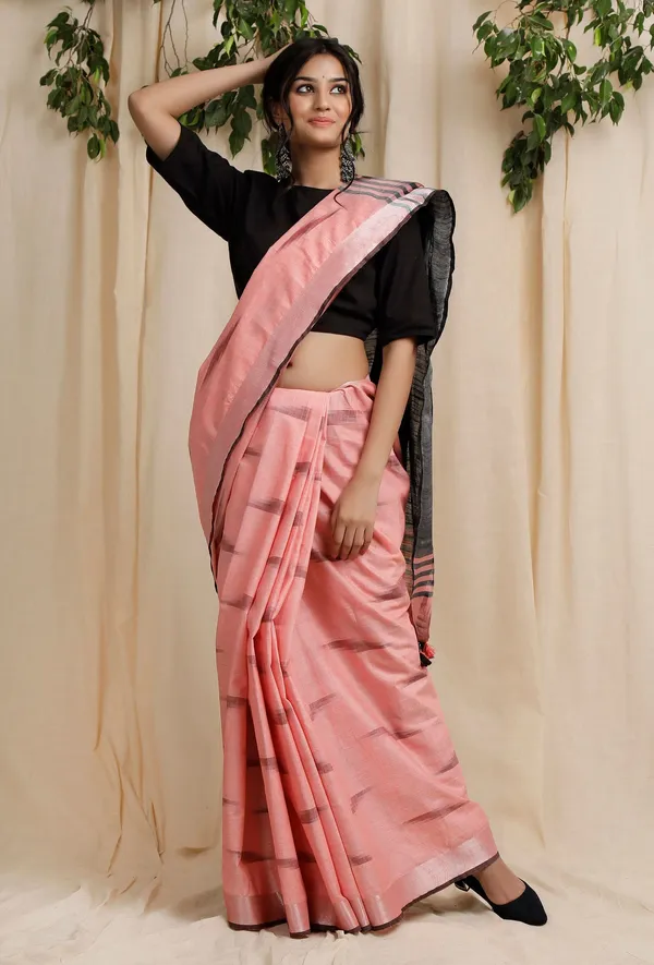 Multicolor_Bhagalpuri_Cotton_Blend_Saree_For_Women