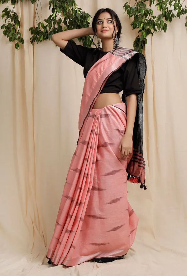Multicolor_Bhagalpuri_Cotton_Blend_Saree_For_Women