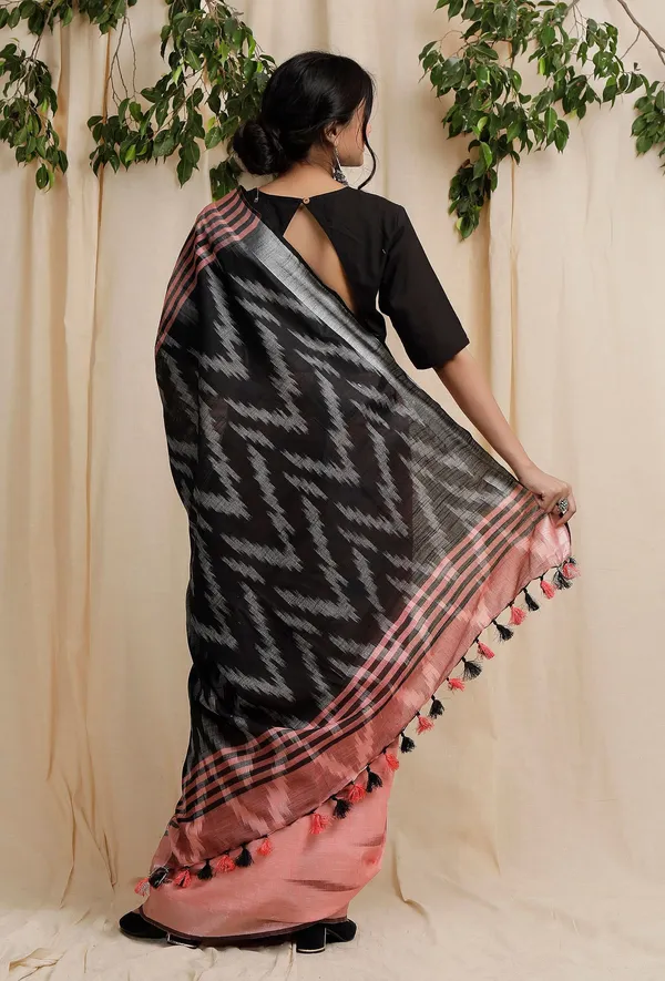 Multicolor_Bhagalpuri_Cotton_Blend_Saree_For_Women