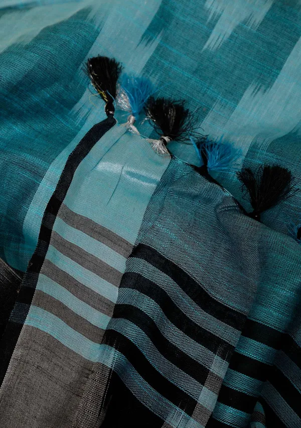 Multicolor_Bhagalpuri_Cotton_Blend_Saree_For_Women