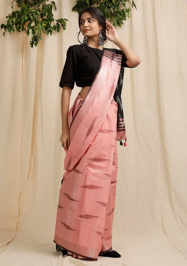 Multicolor_Bhagalpuri_Cotton_Blend_Saree_For_Women
