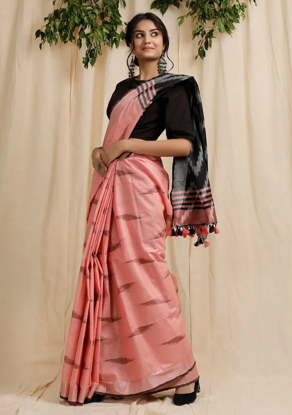 Multicolor_Bhagalpuri_Cotton_Blend_Saree_For_Women
