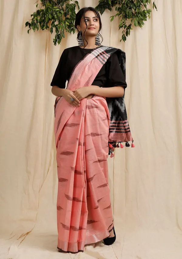 Multicolor_Bhagalpuri_Cotton_Blend_Saree_For_Women