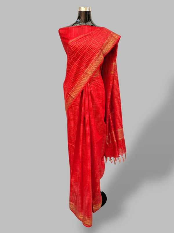 Red_Bhagalpuri_Cotton_Silk_Saree_For_Women