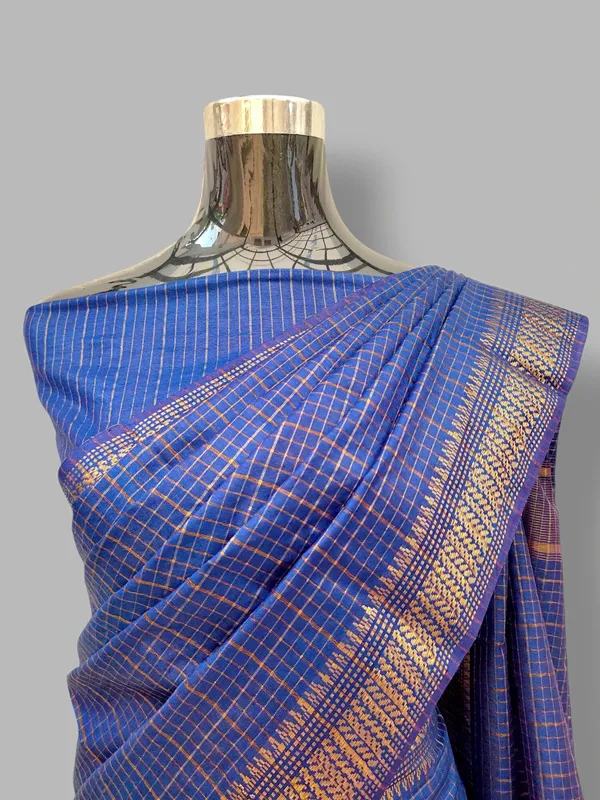 Blue_Bhagalpuri_Cotton_Silk_Saree_For_Women