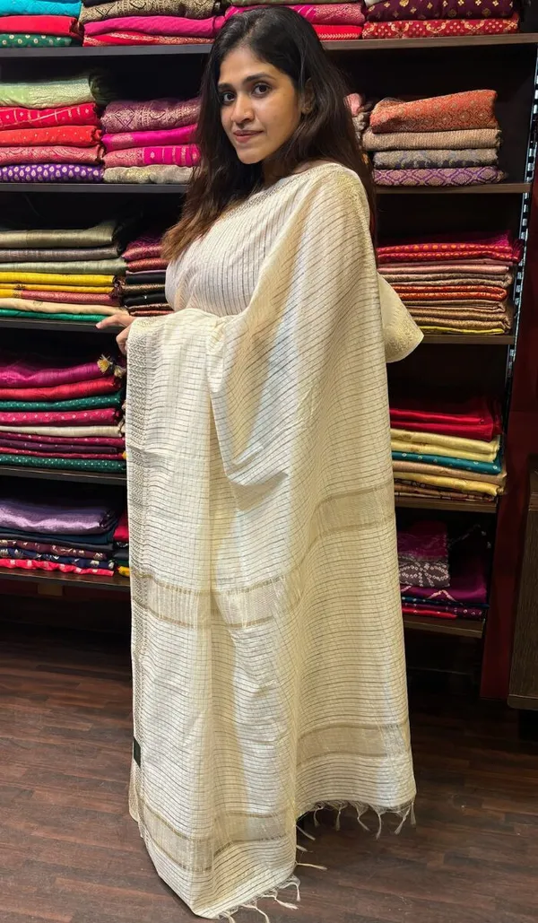 White_Bhagalpuri_Cotton_Silk_Saree_For_Women