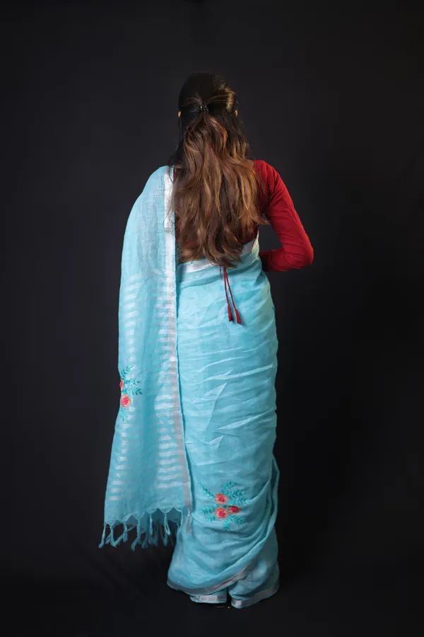 Light_Blue_Handloom_Pure_Linen_Saree_|_Hand-Embroidered_Bhagalpuri_Saree_for_Festivals_&_Parties_–_Hatha_Karagha