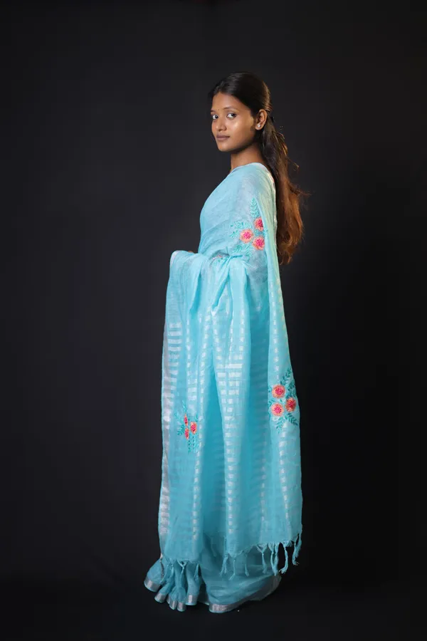 Light_Blue_Handloom_Pure_Linen_Saree_|_Hand-Embroidered_Bhagalpuri_Saree_for_Festivals_&_Parties_–_Hatha_Karagha