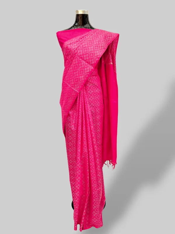Pink_Kantha_Self-Design_Woven_Cotton_Silk_Blend_Saree_with_Running_Blouse_Piece_for_Women_by_Hatha_Karagha