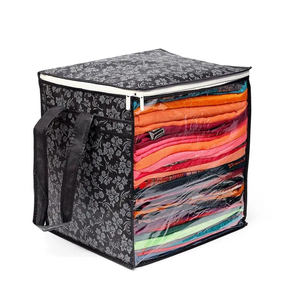 Black_Premium_Jumbo_Saree_Cover_(36_X_42_X_2_Cm)