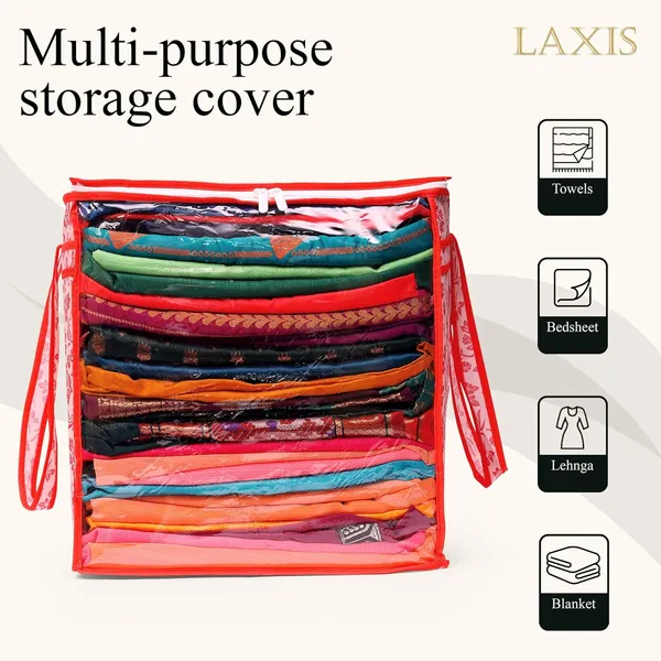 Peach_Premium_Jumbo_Saree_Cover_(36_X_42_X_2_Cm)