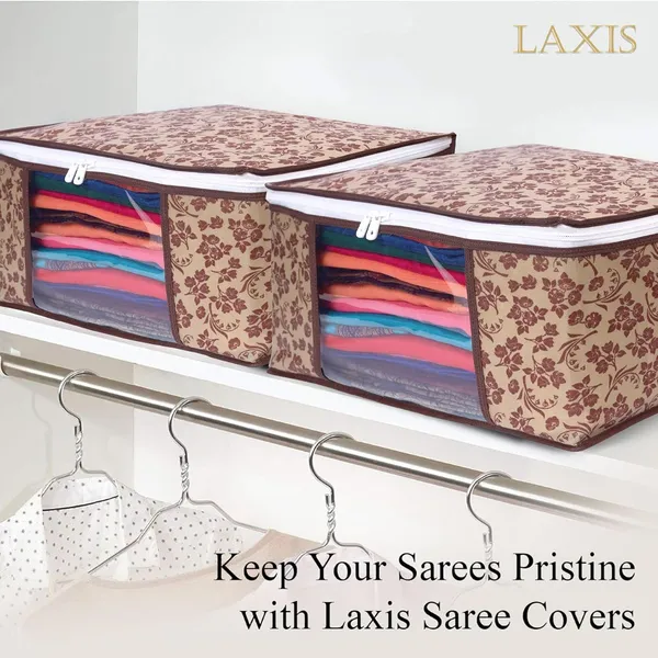 Brown_Non_Woven_Multiple_Foldable_Saree_Cover