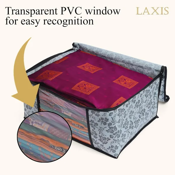 Grey_Non_Woven_Multiple_Foldable_Saree_Cover