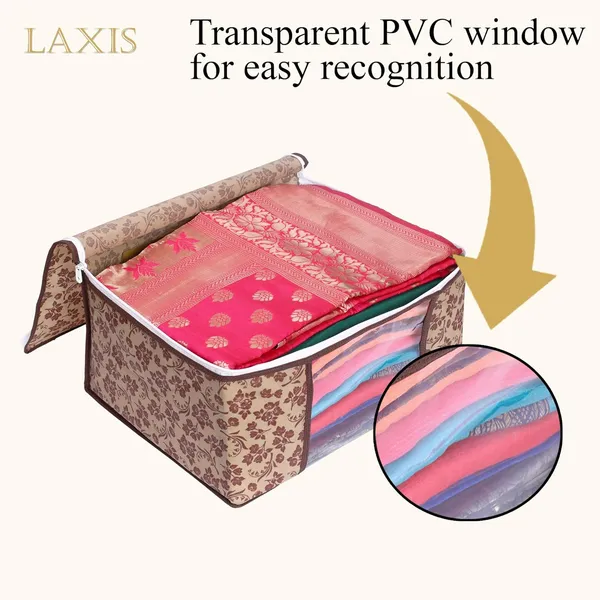 Brown_Non_Woven_Multiple_Foldable_Saree_Cover