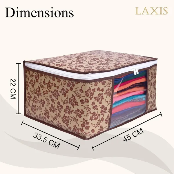 Brown_Non_Woven_Multiple_Foldable_Saree_Cover