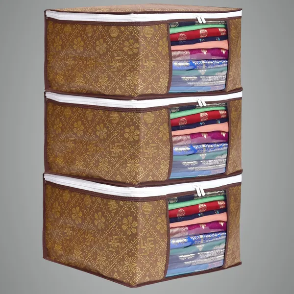 Golden_Brown_Multiple_Foldable_Royal_Print_Saree_Cover_(45L_X_34W_X_22H_Cm)