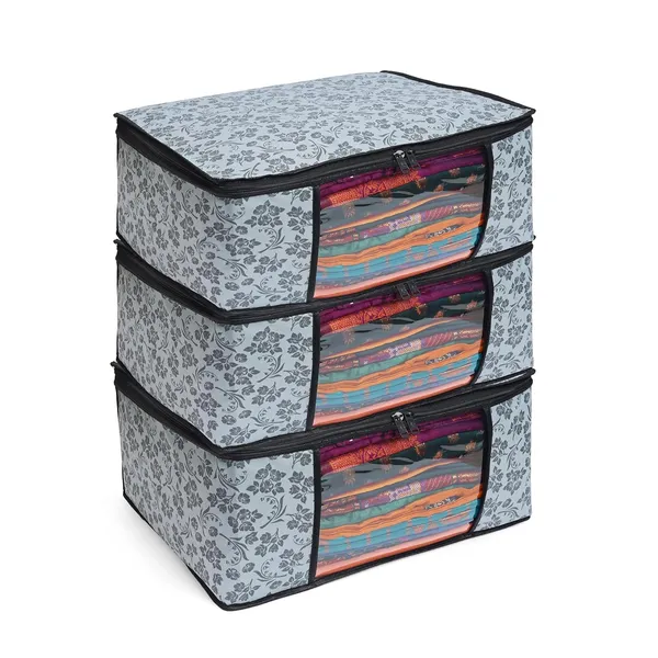 Grey_Non_Woven_Multiple_Foldable_Saree_Cover