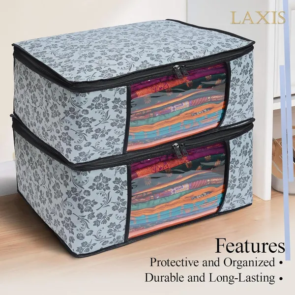 Grey_Non_Woven_Multiple_Foldable_Saree_Cover