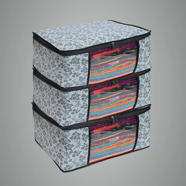 Grey_Non_Woven_Multiple_Foldable_Saree_Cover
