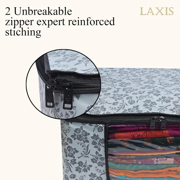 Grey_Non_Woven_Multiple_Foldable_Saree_Cover