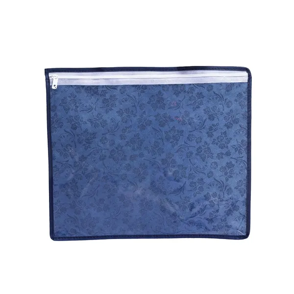 Blue_Polypropylene_Printed_Single_Saree_Cover_Set_Of_10
