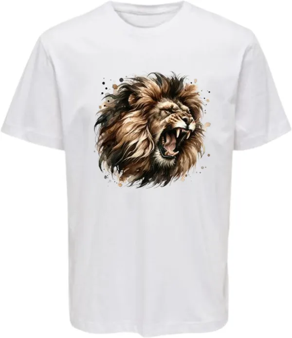 White_Polycotton_Round_Neck_Graphic_Print_T-Shirt_For_Women