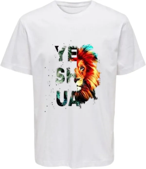 White_Polycotton_Round_Neck_Graphic_Print_T-Shirt_For_Women